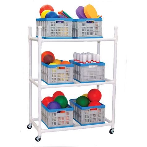 Carry All Cart With Three Tiers And Removable Baskets Head Coach Sports