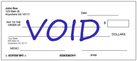 What Is A Voided Check How To Void A Check