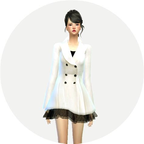 Winter Coat With Skirt At Marigold Sims 4 Updates