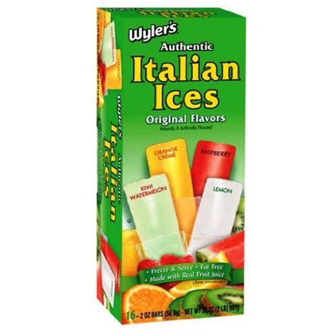 Wyler S Authentic Italian Ices Original Flavor Freezer Pops Count