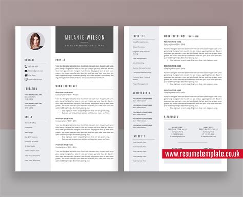 Building an attractive cv helps in increasing your chances of getting the job. Creative CV Templates for Microsoft Word, Cover Letter and ...