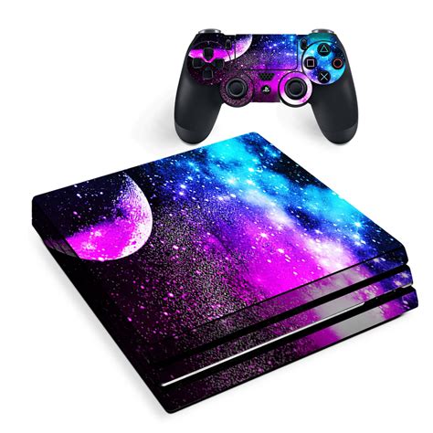 Skin For Sony Ps4 Pro Console Decal Stickers Skins Cover Galaxy