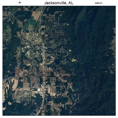 Aerial Photography Map Of Jacksonville Al Alabama