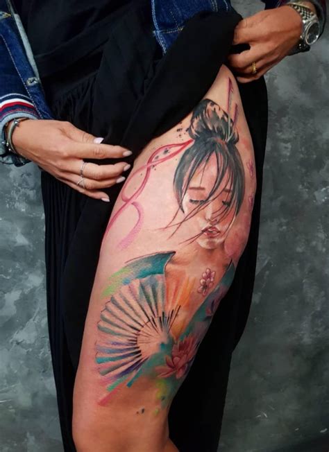 55 Most Beautiful Thigh Tattoos You Will Love Xuzinuo Page 55