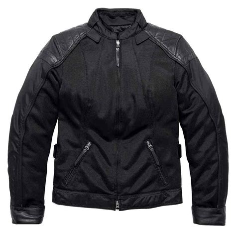 Harley Davidson Womens FXRG Switchback Riding Jacket Black Harley