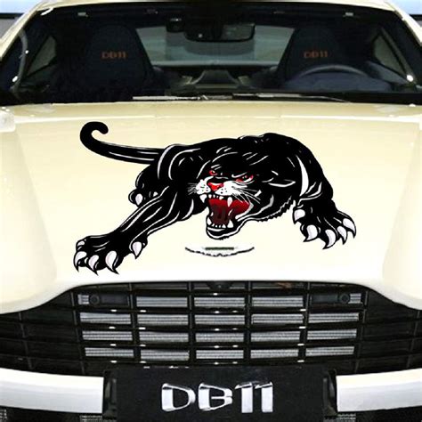 Buy Practisol Car Decals 1 Pcs Black Panther Car Hood Sticker Self