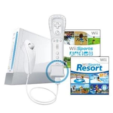 Restored Wii With Wii Sports And Wii Sports Resort White Wii Motion