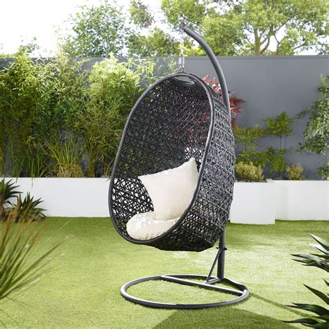 Hanging Egg Shell Chair Shop Hanging Egg Chair On Houzz