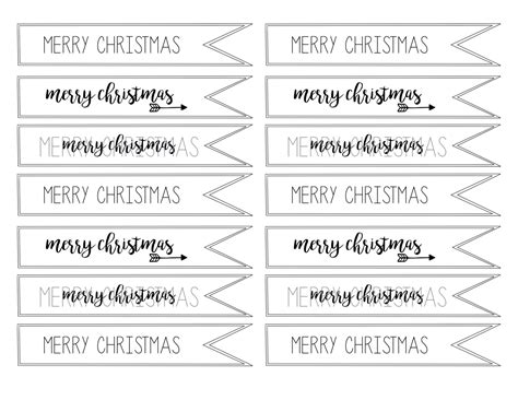 Jan 05, 2020 · our final fabulous new year's eve countdown activity for kids (though of course you can make these sooner too!) is this fantastic free cute printable calendar activity. Merry Christmas Tag Free Printable - Paper Trail Design