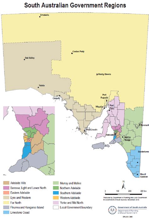 South Australian Government Regions Download Scientific Diagram