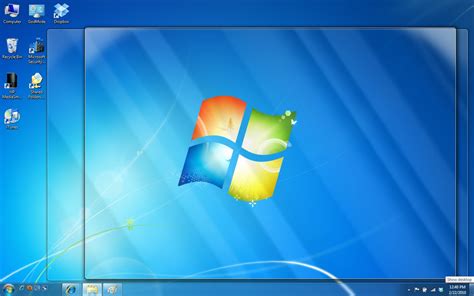 Desktop Preview In Windows 7 Picture Image Photo