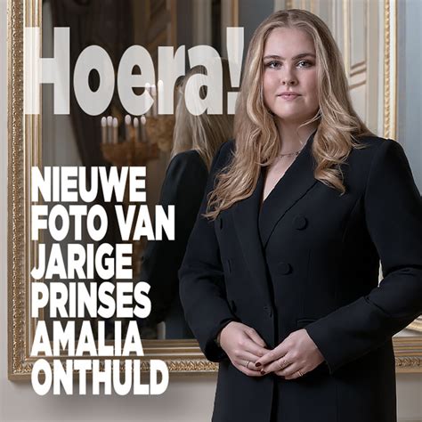 Hoera Nieuwe Foto Van Jarige Prinses Amalia Onthuld Ditjes En Datjes