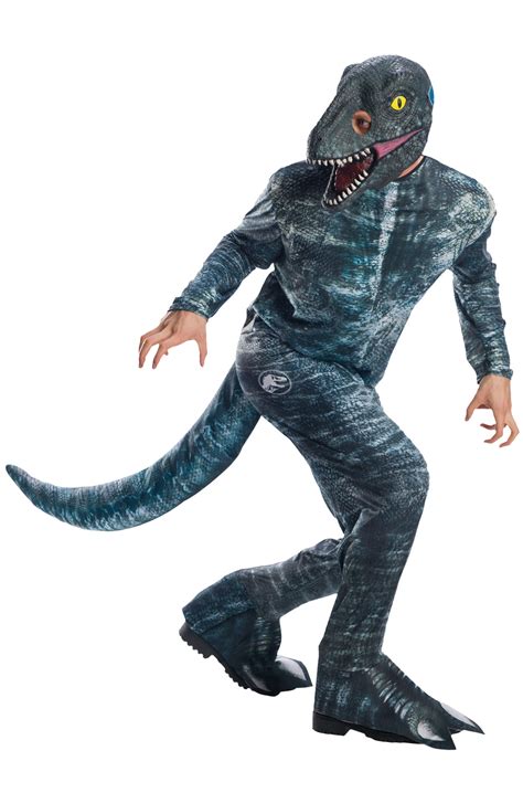 Velociraptor Blue Adult Costume