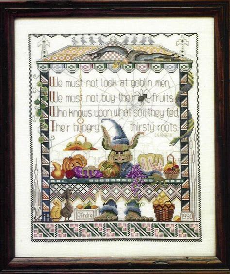 The Goblin Market Cross Stitch Pattern By Counted