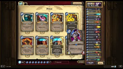 Priest Deck Build Hearthstone Youtube