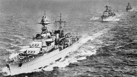 Photo French Cruisers Georges Leygues La Galissonnière And Montcalm