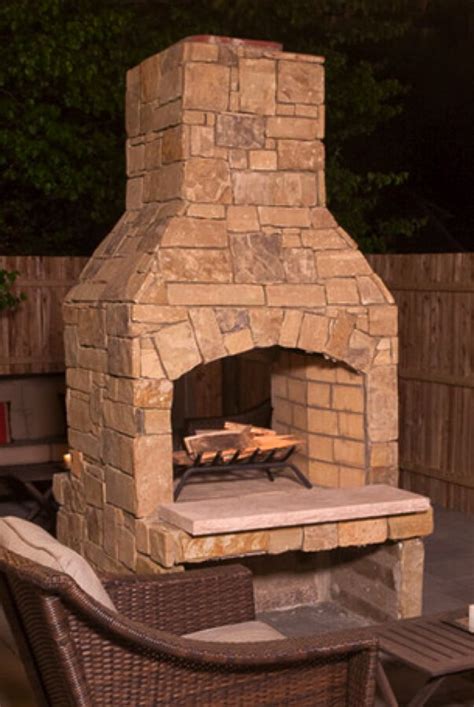 Outdoor Fireplace Stone Kits Fireplace Guide By Linda