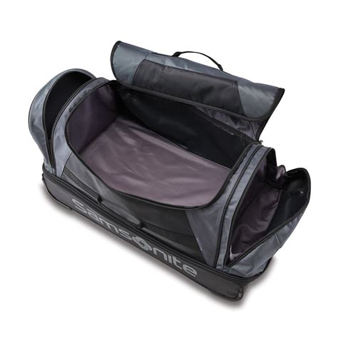 Samsonite Andante 2 32 Drop Bottom Wheeled Duffle River Rock Black