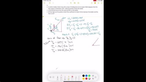 Solving A 2d Equilibrium ‘ladder’ Problem Youtube