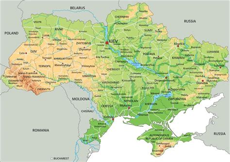Ucraina Cartina Fisica Mappa Geografica Vatican Rinnova O Modifica My Xxx Hot Girl