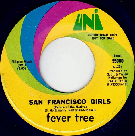 fever tree san francisco girls return of the native 1968 blue translucent vinyl discogs