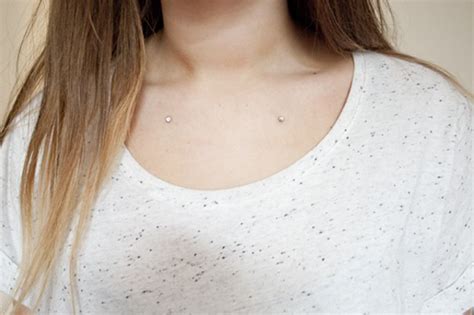 Collar Bone Piercing Information And Cool Examples