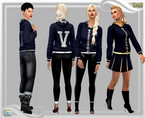 V Hoodie At Dreaming 4 Sims Sims 4 Updates