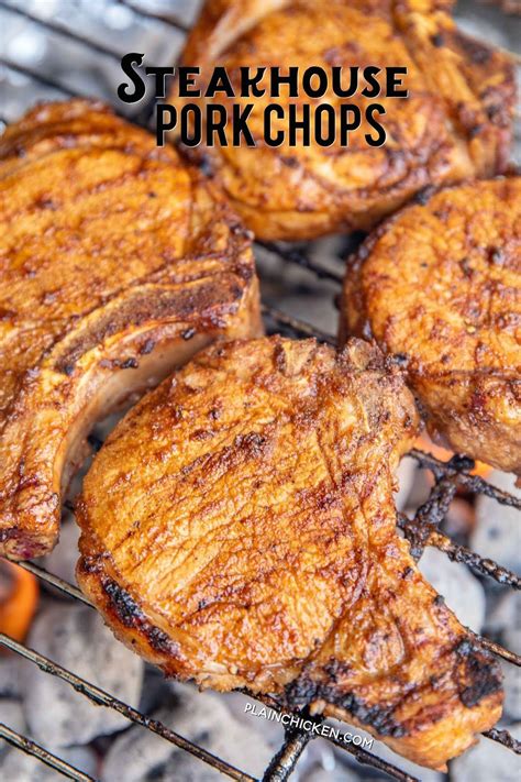 Maybe you would like to learn more about one of these? Steakhouse Pork Chops - hands down the BEST pork chops we ...