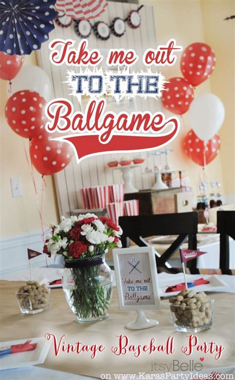 And nothing says mlb baseball more than rawlings baseball party supplies, sporting images of the official mlb rawlings baseball on everything from tableware to balloons, party favors, and wall and table decorations. Kara's Party Ideas 79th Birthday Boy Vintage Baseball ...