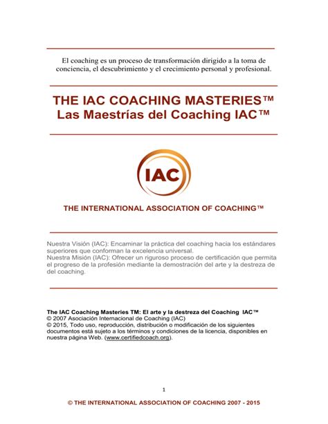 Iac Coaching Masteries Ebook Español 1 1