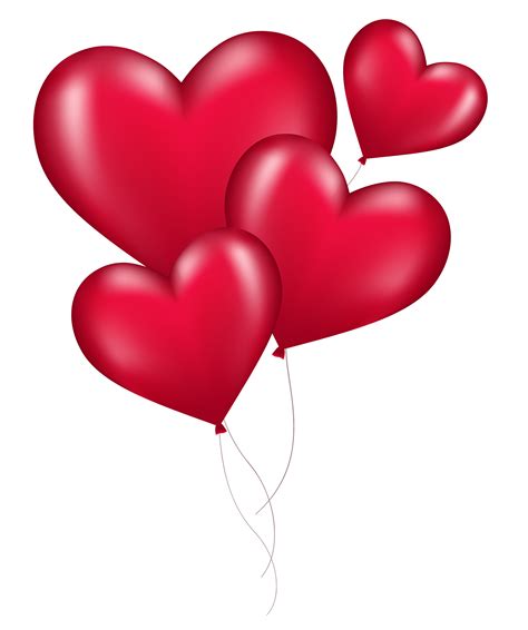 Heart Balloons Png Picture Png Arts