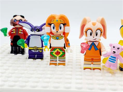 Sonic The Hedgehog Custom 24 Minifigures Set Etsy