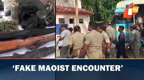 Villagers Protesting ‘fake Encounter Picked Up By Police Maoists Refute Report Of Deaths Youtube