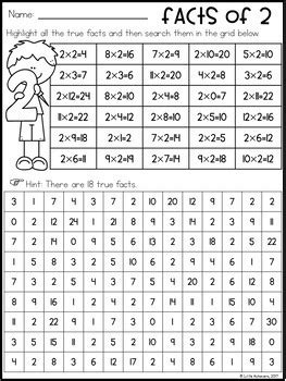 multiplication worksheets multiplication facts practice  times table