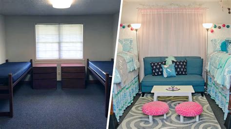 See How 2 Moms Transformed Their Daughters Dorm On A Crazy Thin Budget
