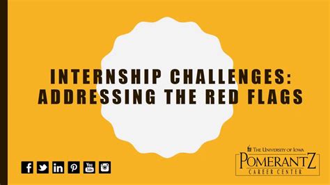 Employer Webinar Internship Challenges Addressing Red Flags 2017