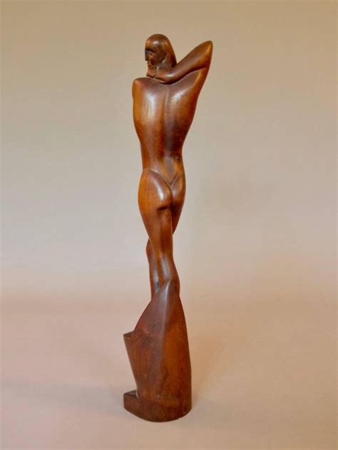 Marble statues are extremely beautiful due to their beautiful polish and fine sheen. Carved Wood Sculpture Figure For Sale at 1stdibs
