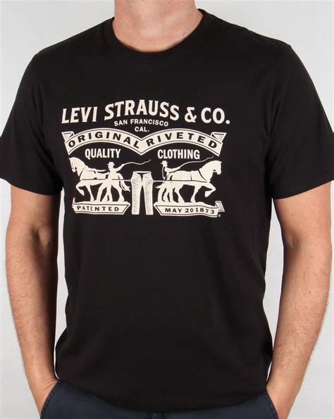Levis Strauss And Co Logo T Shirt Blackoriginalsteemens