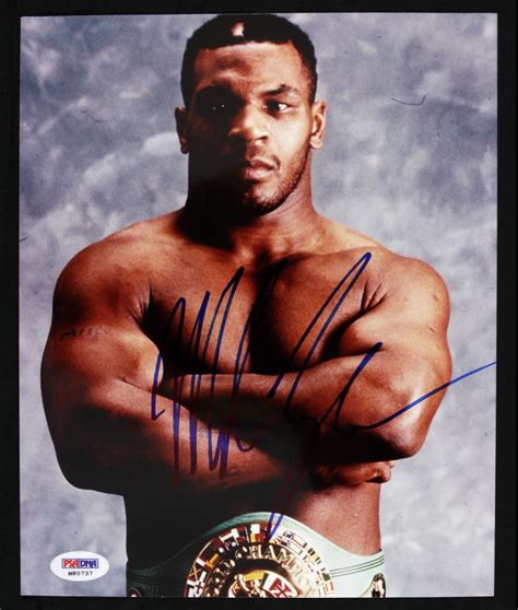 Lot Detail 1980s Mike Tyson World Heavyweight Champion Signed 8 X 9