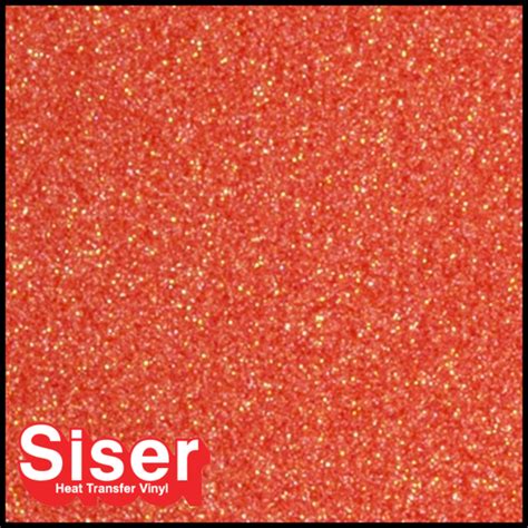 Siser® Glitter Heat Transfer Vinyl Ember Orange Skat Katz Heat