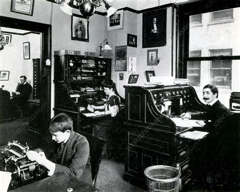 Office 19th Century Stock Image C0334295 Science Photo Library