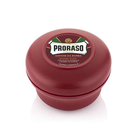 Proraso Red Sandalwood Soap With Shea Butter Caveman Barber Shop