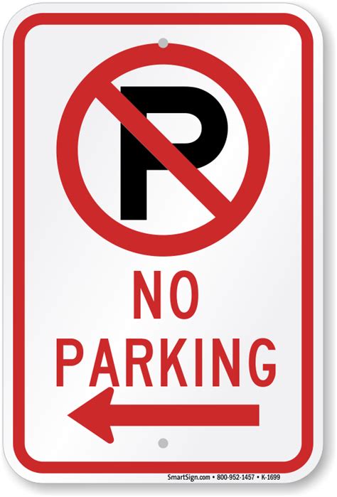 No Parking Portable Sidewalk Sign