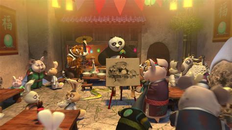 Ancak kung fu ustalarının tüm yeteneklerini sergileyeceği festivalle aynı gece. Kung Fu Panda Holiday - Christmas Specials Wiki