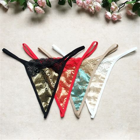 Sexy Lingerie Lace Floral Embroidery G Strings For Women Girls Cosplay