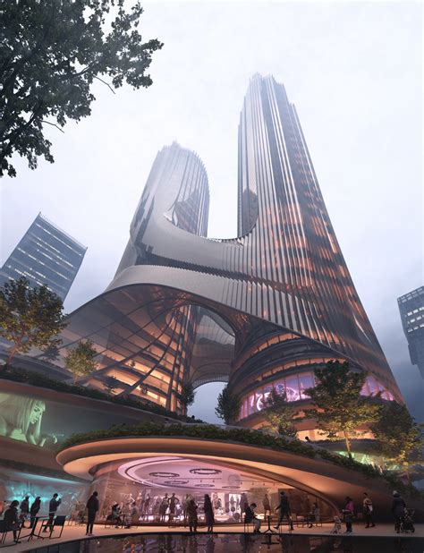 Zaha Hadid Architects Bouwt Deze Futuristische Toren In De Chinese Stad