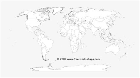Printable White Transparent Political Blank World Map World Map