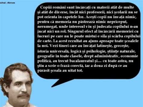 Mihai eminescu (născut ca mihail eminovici) (n. CITATE - MIHAI EMINESCU - YouTube