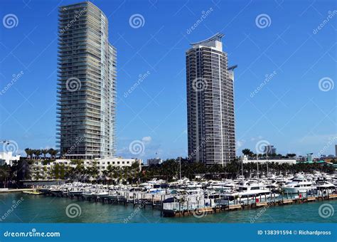 Miami Beach Luxury Condo Towers On The Shores Of The Intra Coastal