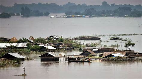 Flood Affected 13197 People In 50 Villages Across Various Districts Of Assam Sentinelassam